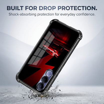 Vivo V70 FE 5G  Red Racing Car Airbags Printed Back Case