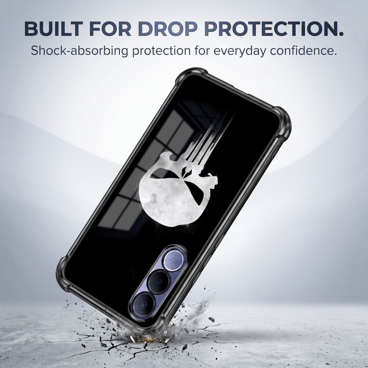 Vivo V70 FE 5G  Ghost Armor Airbags Printed Back Case