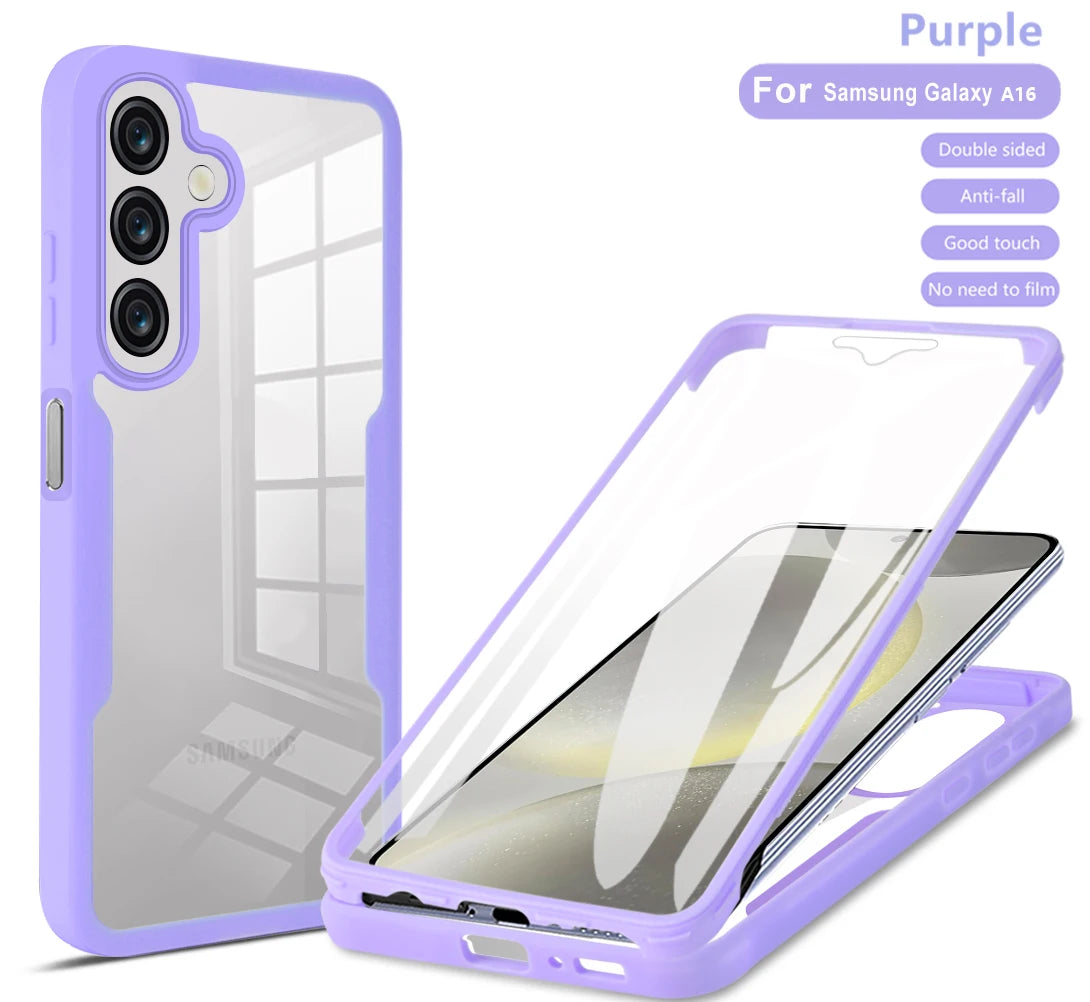 360 Full Body Case For Samsung Galaxy A12 A22 A32 A52 A72 A13 A23 A33 A53 A73 A14 A24 A34 A54 A15 A25 A35 A55 A16 A26 A36 A56 5G
