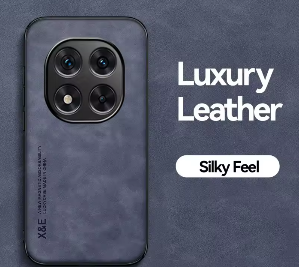 Redmi Note 14 Pro 5G Comfortable Touch Sheepskin Leather Case blue