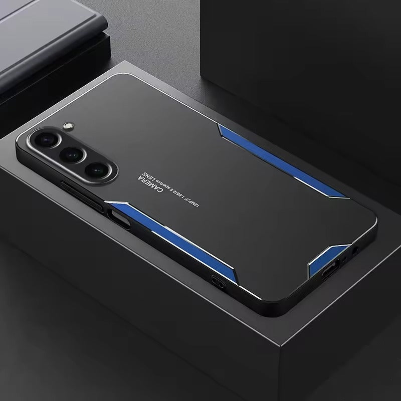 Samsung Galaxy A35 5G Luxury Aluminium Metal Frame Protective Case blue