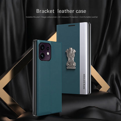 Oppo Reno 16 5G Satyamev Jayate Flip Leather Case
