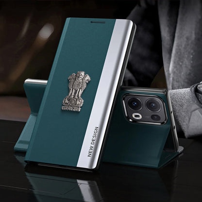 Oppo Reno 13 Pro 5G Satyamev Jayate Flip Leather Case