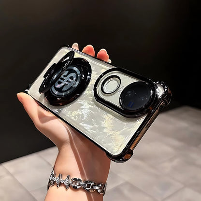 Vivo V50 5G Four Corner Airbags 100% Original Astro Money Magnet Rotating Dollar Case (Buy 1 Get 1 Surprise Cover)