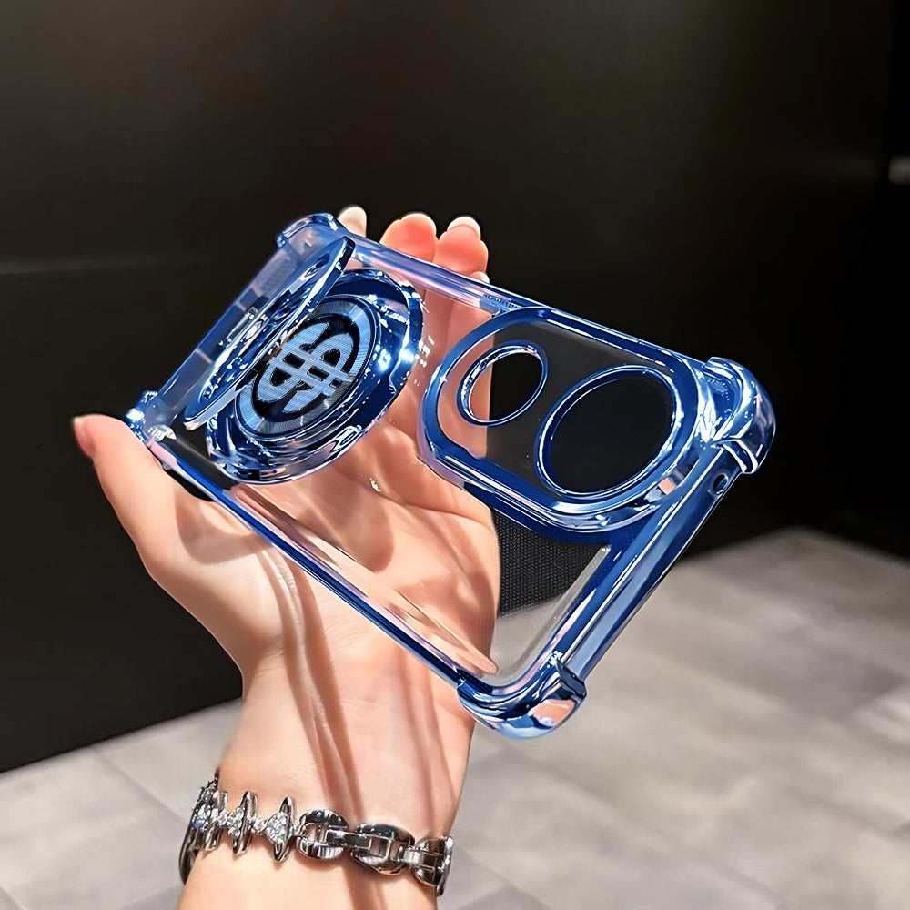 Vivo V50 5G Four Corner Airbags 100% Original Astro Money Magnet Rotating Dollar Case (Buy 1 Get 1 Surprise Cover)