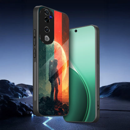 Vivo V40 Pro 5G Premium Acrylic Shockproof Glass Back Case (Eclipse Explorer)