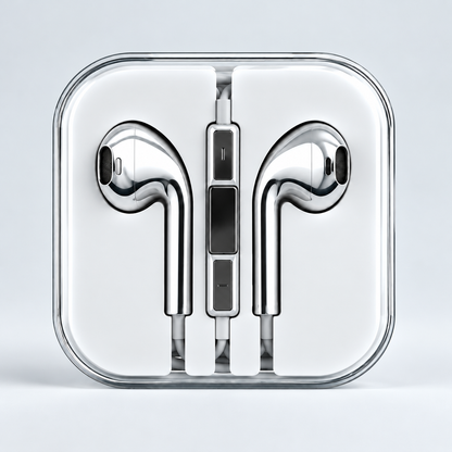 LuxeTone Premium Metallic Wired Earphones with HD Stereo Sound
