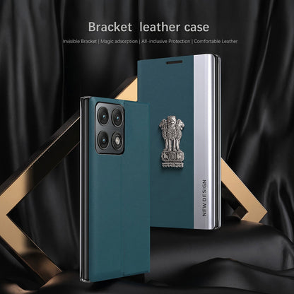 Motorola Edge 70 Pro 5G Satyamev Jayate Flip Leather Case
