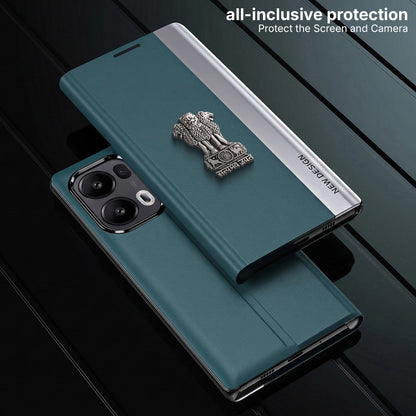 Oppo Reno 13 Pro 5G Satyamev Jayate Flip Leather Case