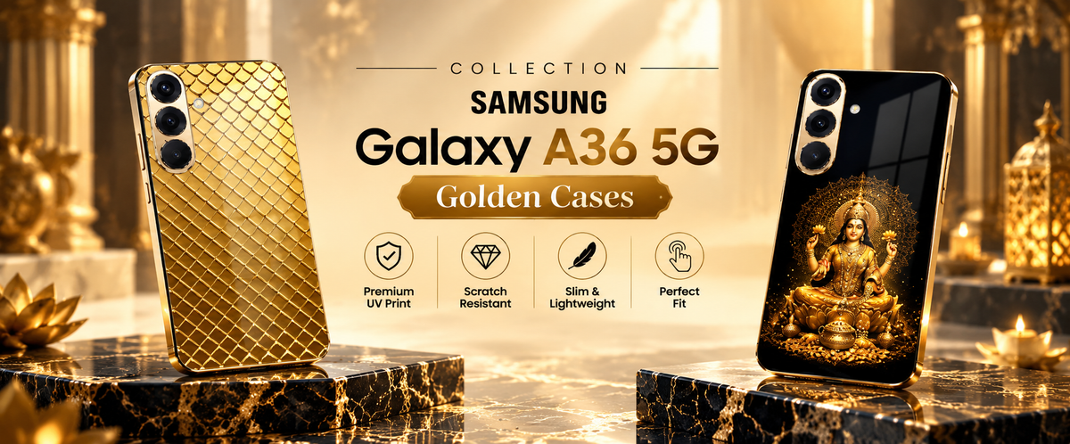 Samsung Galaxy A36 5G Golden Cases