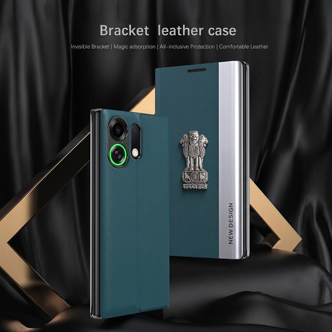 Oppo K13 Turbo 5G Satyamev Jayate Flip Leather Case