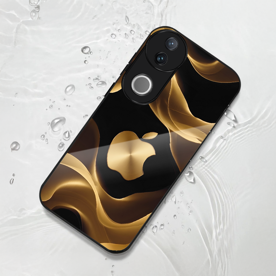 Vivo V50 5G Luxury Wave Acrylic Glass Back Case