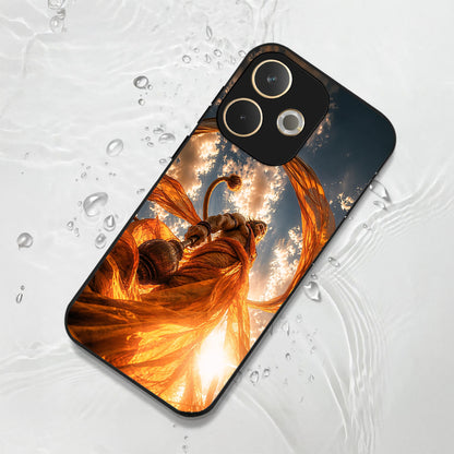 Oppo A5 Pro 5G Divine Hanuman Acrylic Glass Back Case