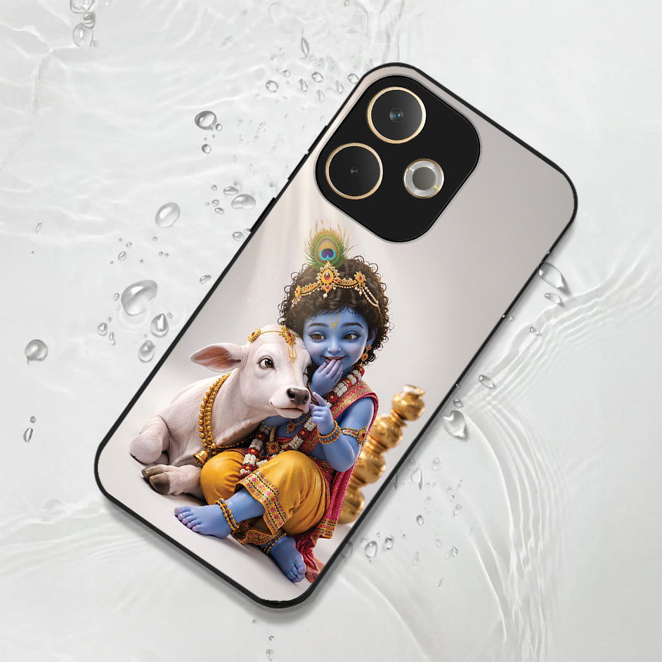 Oppo A5 Pro 5G Bal Krishna Blessings Acrylic Glass Back Case