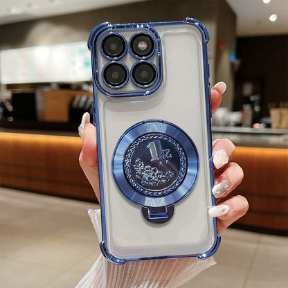 Motorola Edge 60 Pro 5G Premium Billion Wheel Rotating Shockproof Airbags Case (Buy 1 Get 1 Surprise Cover)