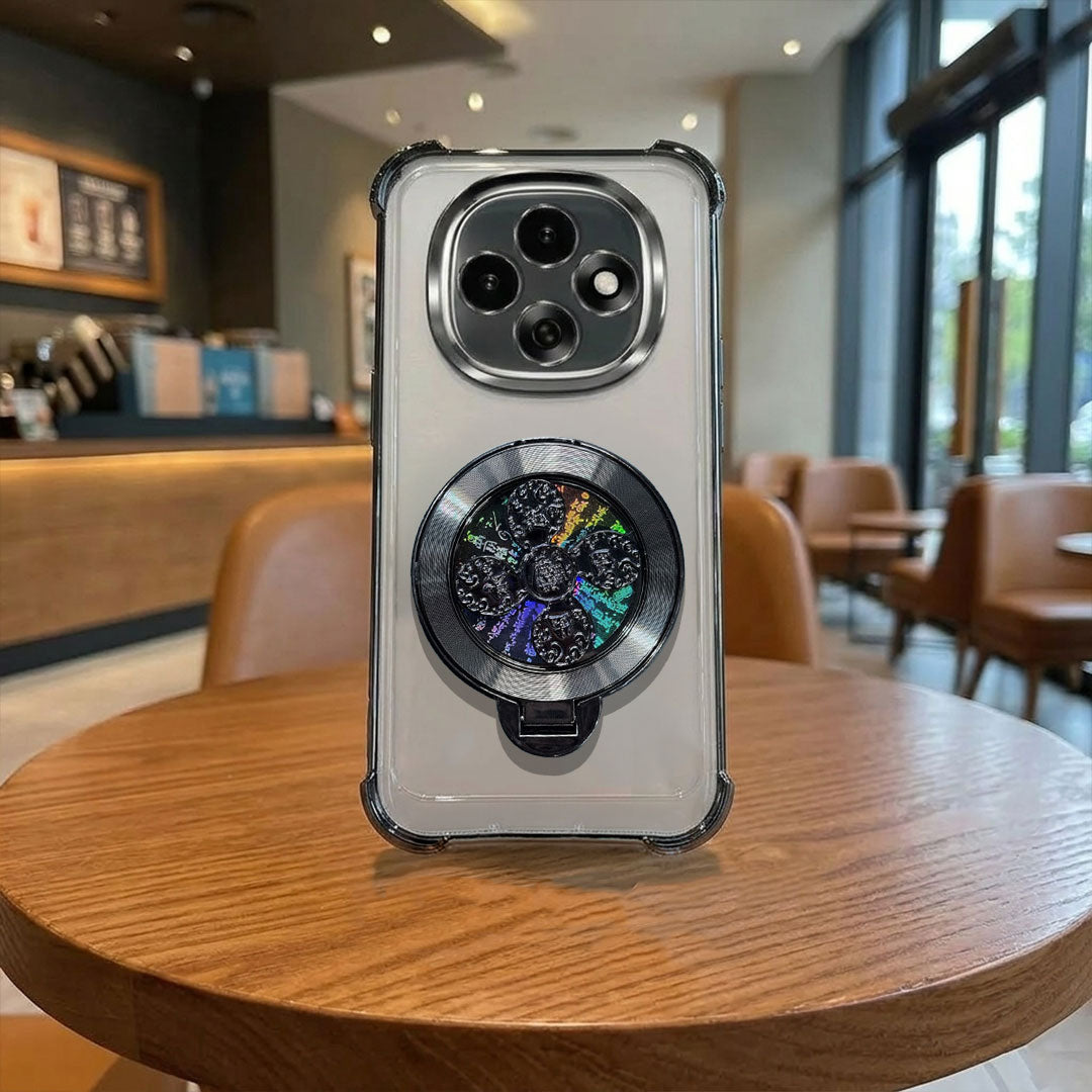 Oppo F31 Pro 5G Reflective Fidget Rotating Airbag Case
