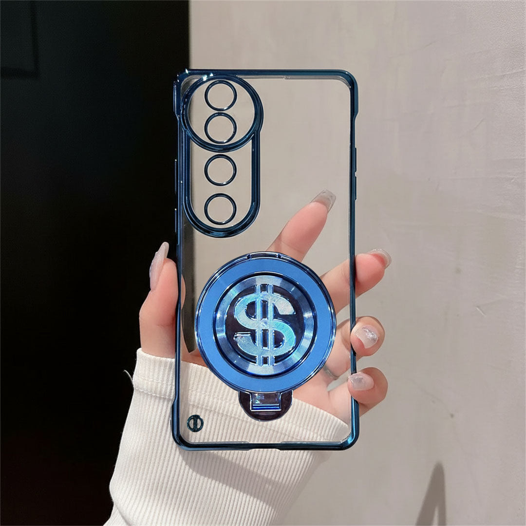 Vivo V40 Pro 5G Phone case with dollar sign design held by a person