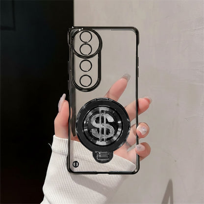 Vivo V40 Pro 5G Phone case with dollar sign design held by a person