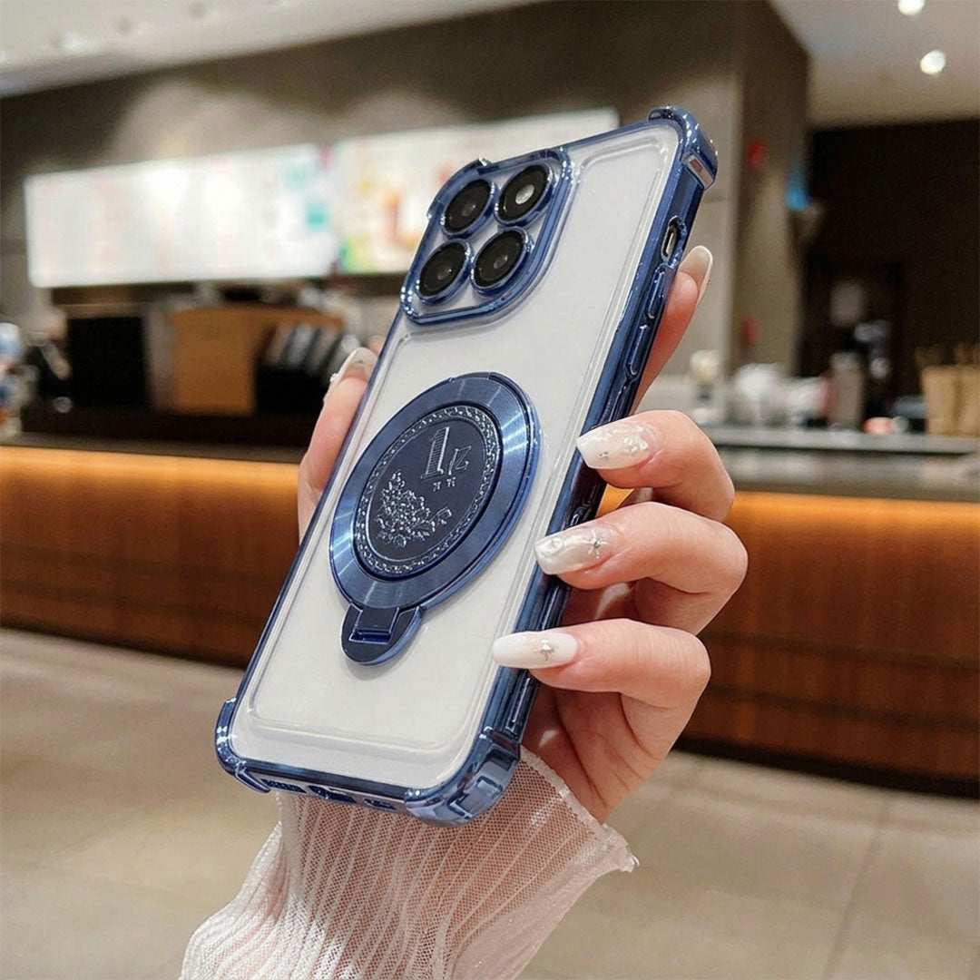 Motorola Edge 60 Pro 5G Premium Billion Wheel Rotating Shockproof Airbags Case (Buy 1 Get 1 Surprise Cover)