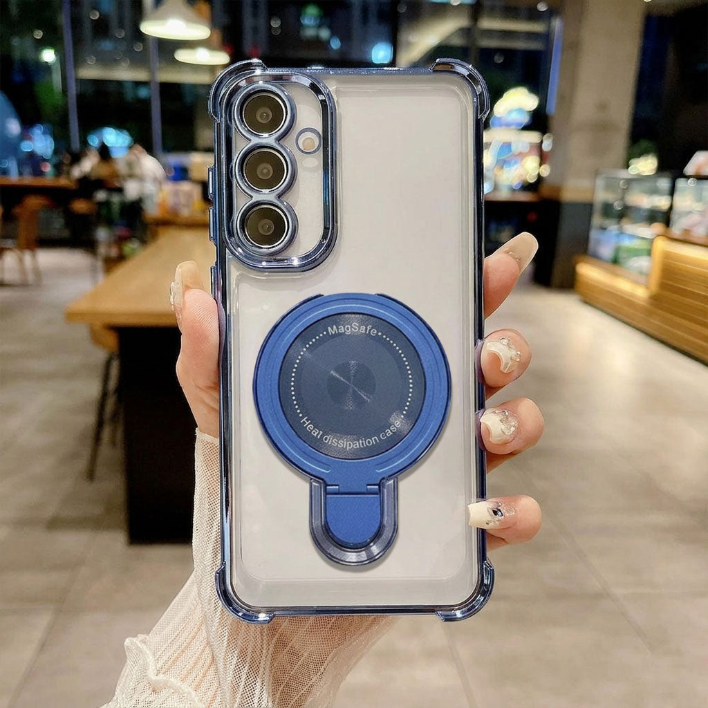 Samsung Galaxy A36 5G Luxury Four Corner Invincible Bracket Ring Stand Case (Buy 1 Get 1 Surprise Cover)