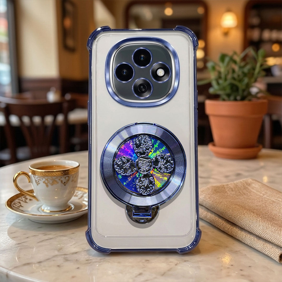 Oppo F31 Pro 5G Reflective Fidget Rotating Airbag Case