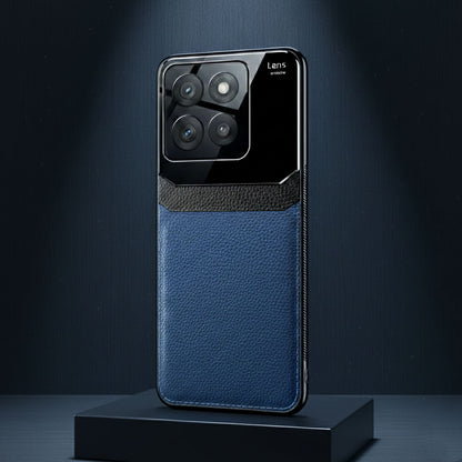 Motorola Edge 60 Fusion 5G Blue phone case with black accents on a dark background