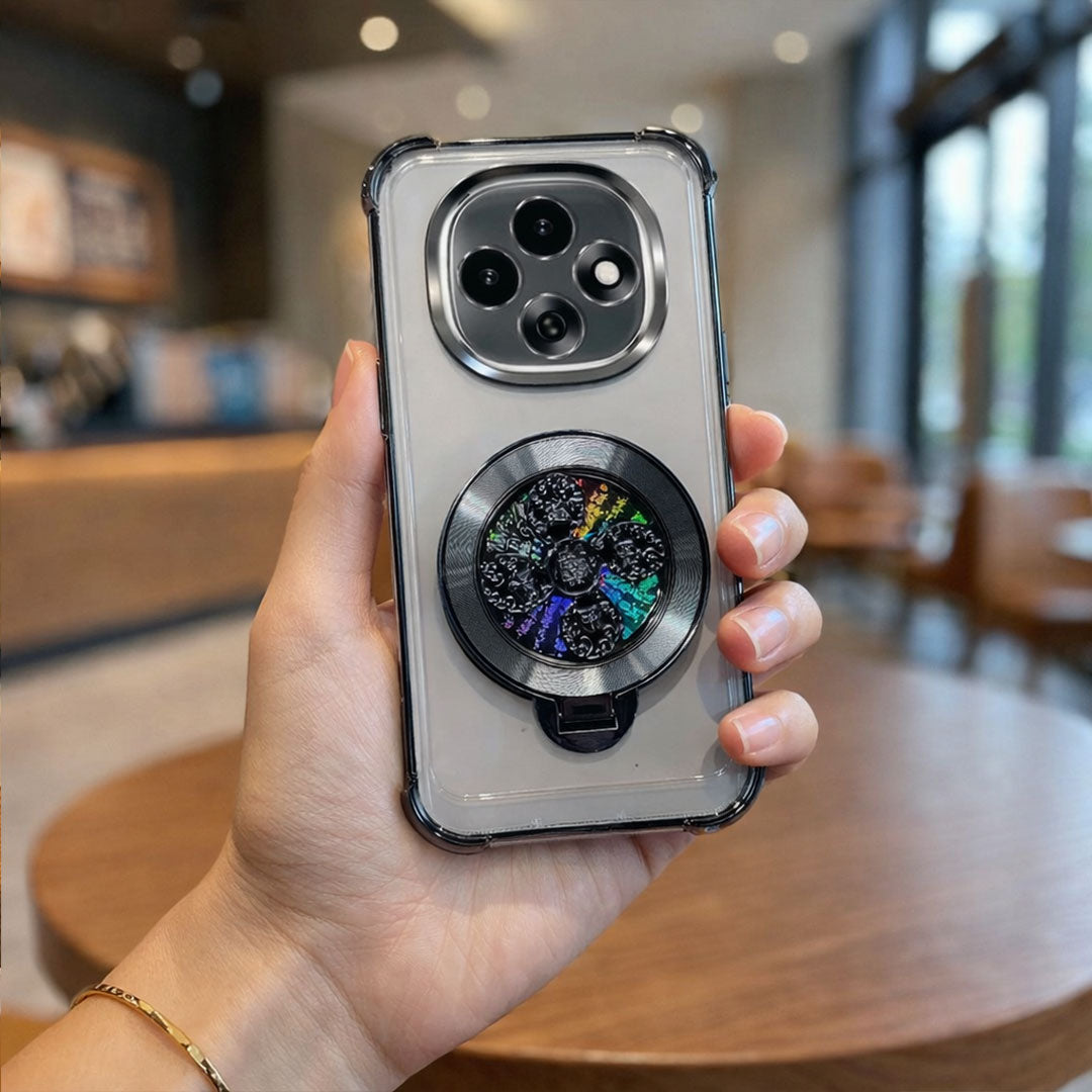 Oppo F31 Pro 5G Reflective Fidget Rotating Airbag Case