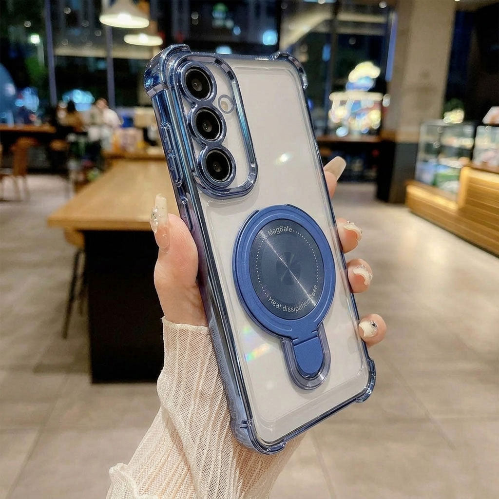 Samsung Galaxy A36 5G Luxury Four Corner Invincible Bracket Ring Stand Case (Buy 1 Get 1 Surprise Cover)