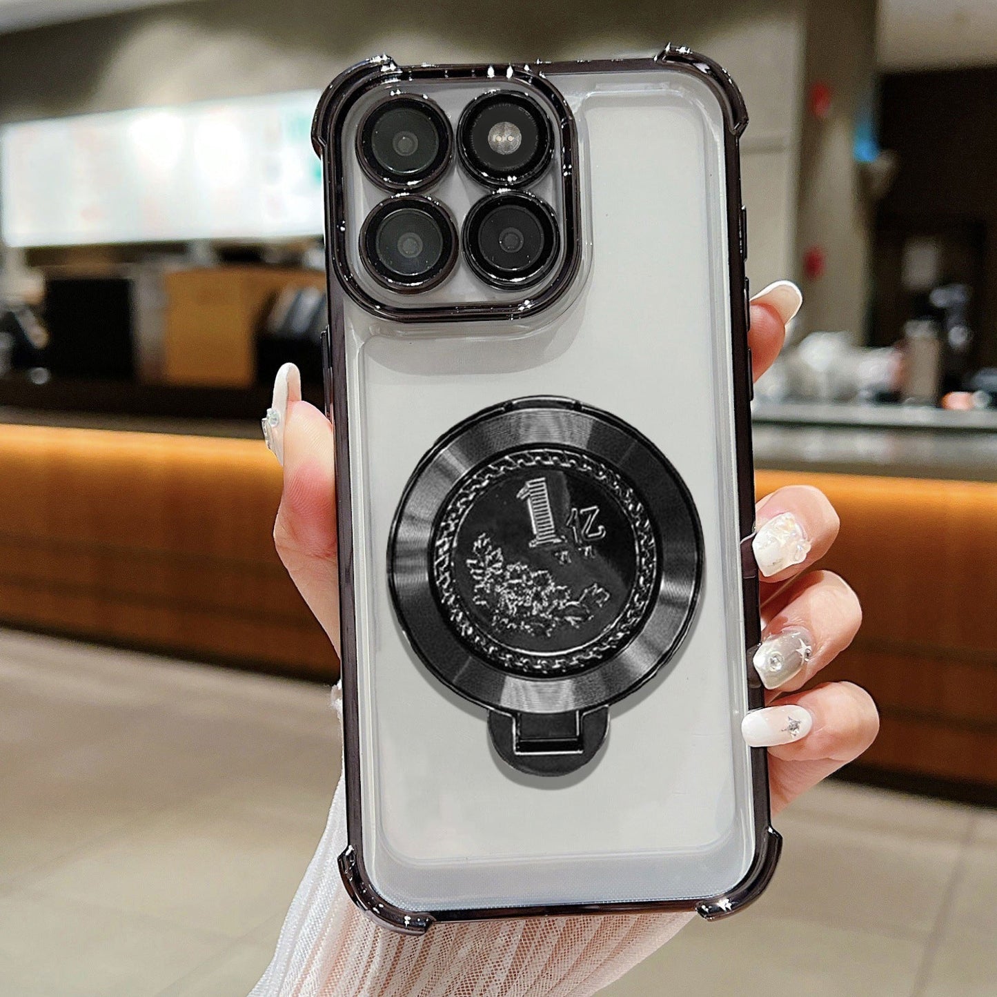 Motorola Edge 60 Pro 5G Premium Billion Wheel Rotating Shockproof Airbags Case (Buy 1 Get 1 Surprise Cover)