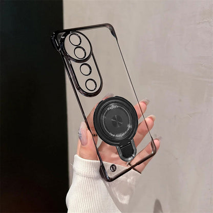 Vivo V40 Pro 5G Phone case with camera lens protector held by a hand against a neutral background