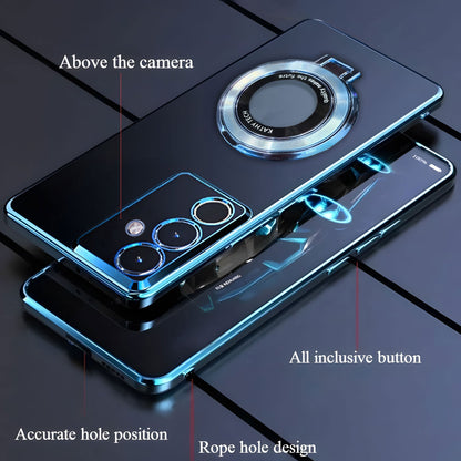 Samsung Galaxy A55 5G Magnifier Electroplating Case