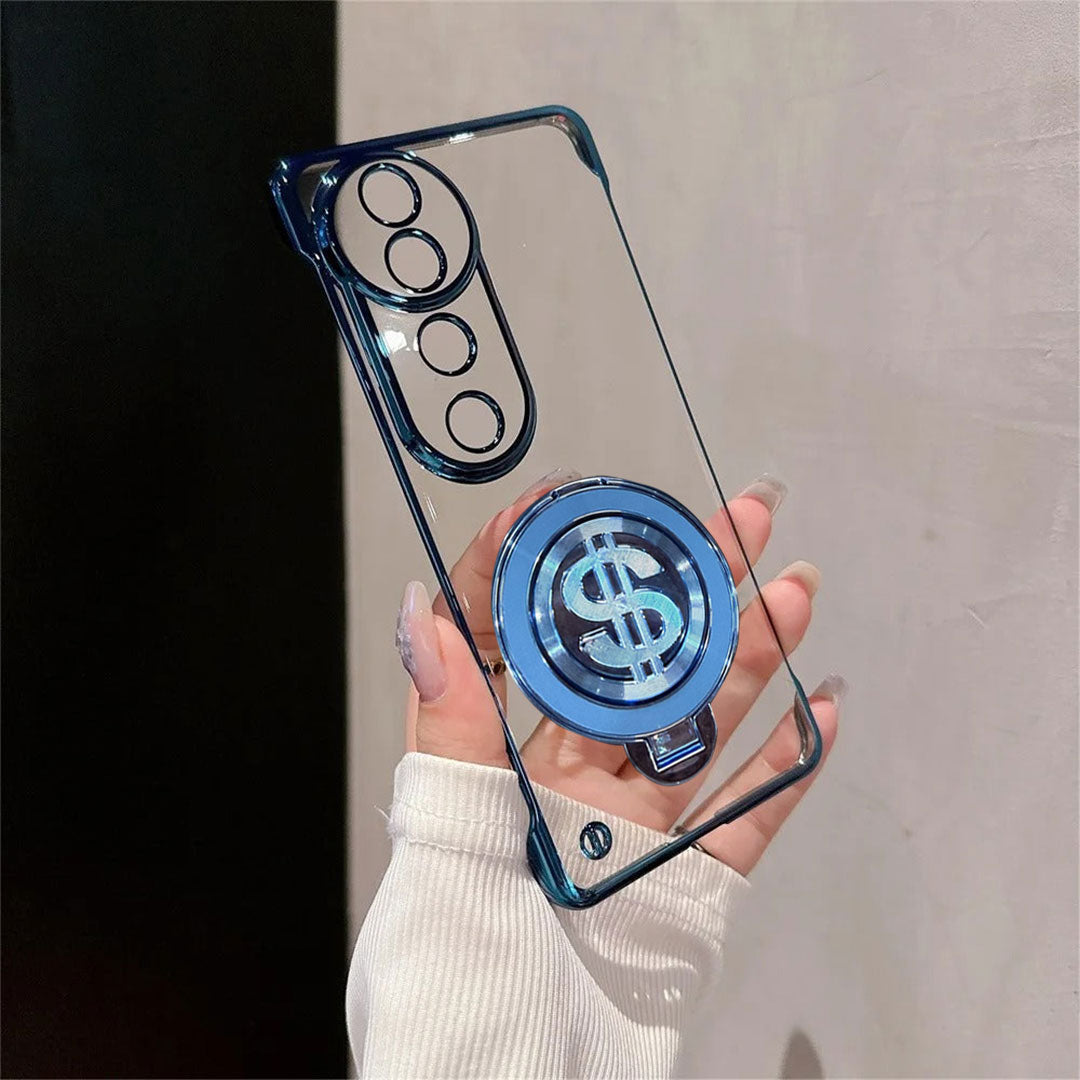 Vivo V40 Pro 5G Phone case with dollar sign design held by a hand