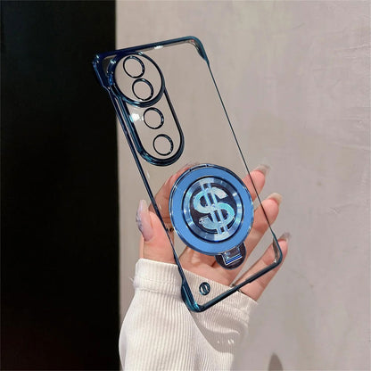 Vivo V40 Pro 5G Phone case with dollar sign design held by a hand