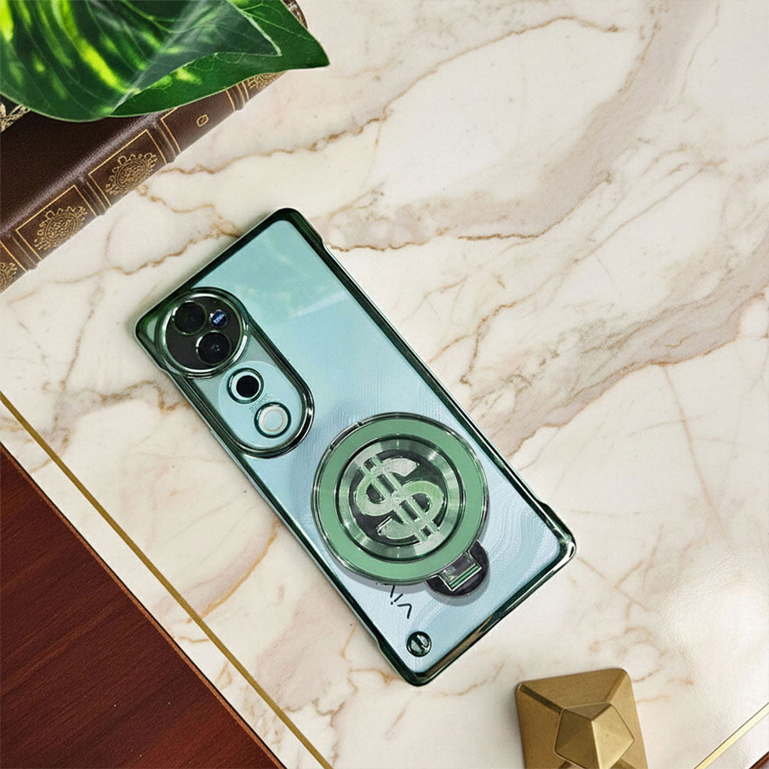 Vivo V40 Pro 5G Phone case with dollar sign design on a marble surface