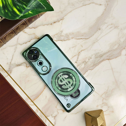 Vivo V40 Pro 5G Phone case with dollar sign design on a marble surface