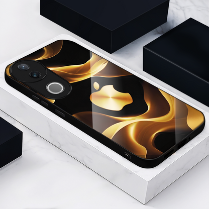 Vivo V50 5G Luxury Wave Acrylic Glass Back Case