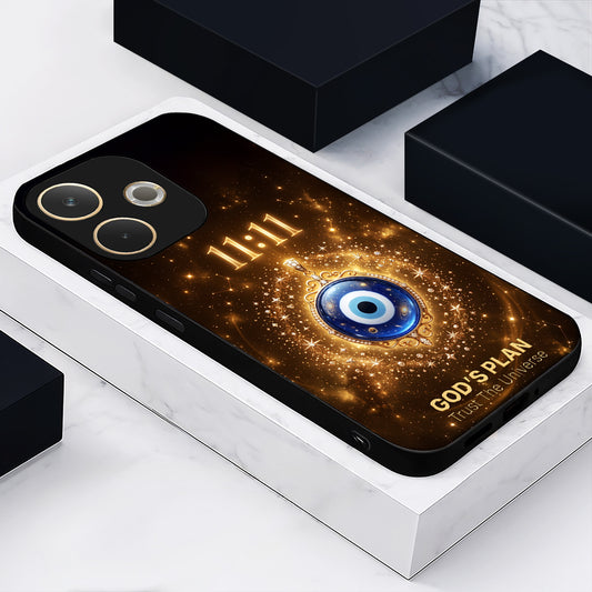 Oppo A5 Pro 5G God’s Plan Evil Eye Acrylic Glass Back Case
