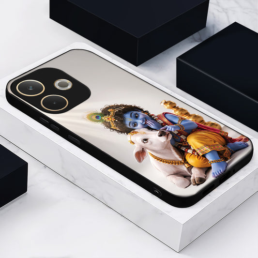 Oppo A5 Pro 5G Bal Krishna Blessings Acrylic Glass Back Case