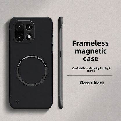 OnePlus 15 5G Frameless Magnetic Wireless Charging Case - Ultra-Slim Clear MagSafe Compatible Cover