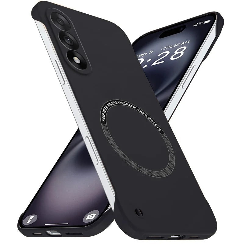 OnePlus Nord 5 5G Frameless Magnetic Wireless Charging Case - Ultra-Slim Clear MagSafe Compatible Cover
