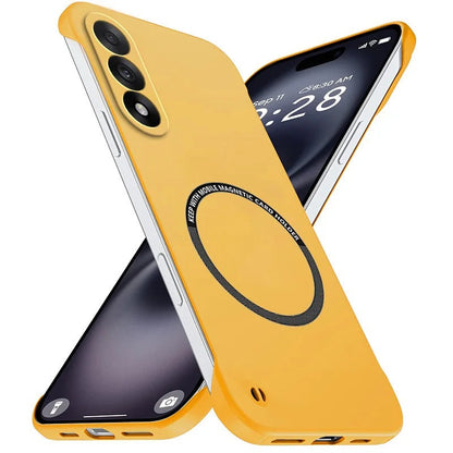 OnePlus Nord CE4 5G Frameless Magnetic Wireless Charging Case - Ultra-Slim Clear MagSafe Compatible Cover