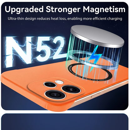 Oppo Reno15 5G Frameless Magnetic Wireless Charging Case — Ultra-Slim Clear MagSafe Compatible Cover