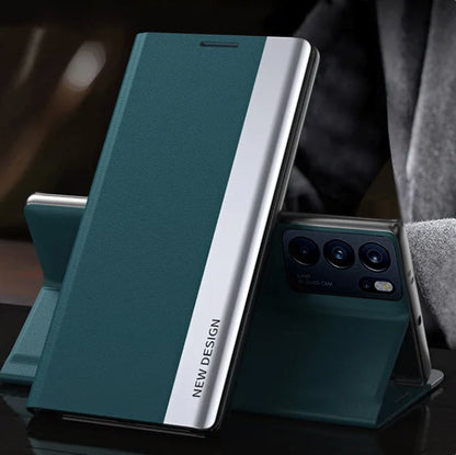 Oppo Reno 6 5G Magnetic Flip Leather Case With 360 Protection 