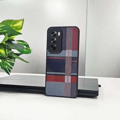 blue glass pattern oppo reno 12 pro cover 