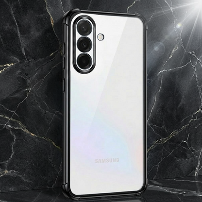 Samsung Galaxy A17 5G Anti-Yellow Electroplating Transparent Airbags Case