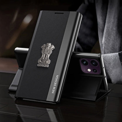 Oppo Reno 16 5G Satyamev Jayate Flip Leather Case