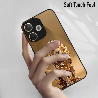 Oppo A5 Pro 5G Luxury Lion Acrylic Glass Back Case