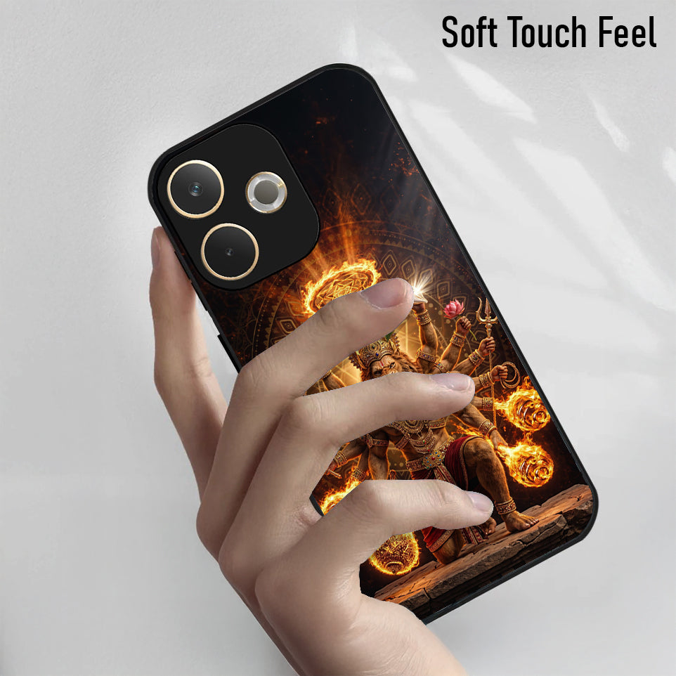 Oppo A5 Pro 5G Lord Narasimha Acrylic Glass Back Case