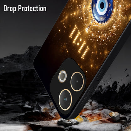 Oppo A5 Pro 5G God’s Plan Evil Eye Acrylic Glass Back Case