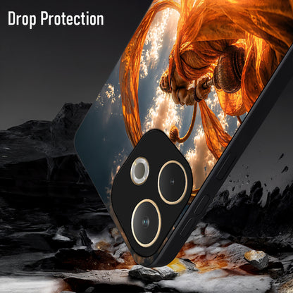 Oppo A5 Pro 5G Divine Hanuman Acrylic Glass Back Case